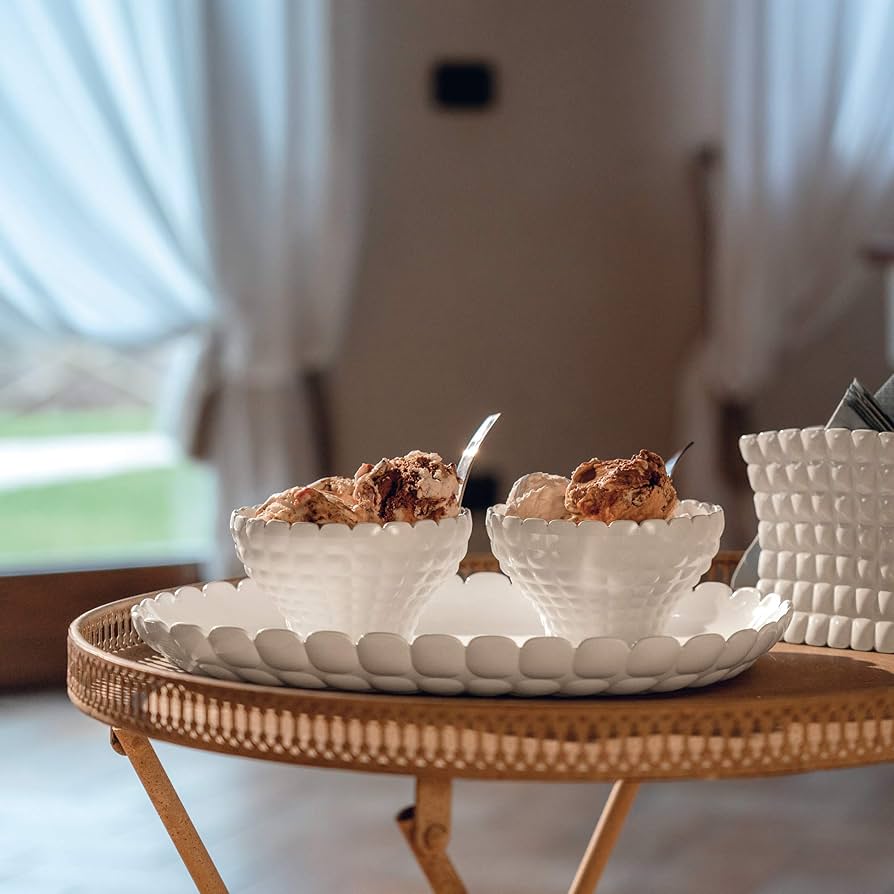 ケーキスタンド 2P S TIFFANY トープ 199401158 新品 guzzini